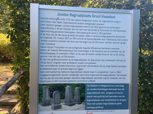 De uitkeg van de Joodse begraafplaats Groot Haasdal