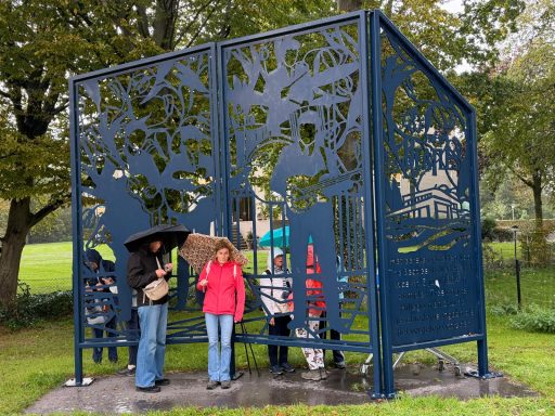 Het hele monument maar het regende even