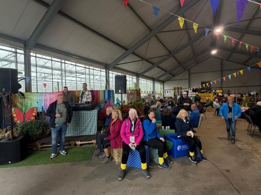 Rust in een bloemenschuur